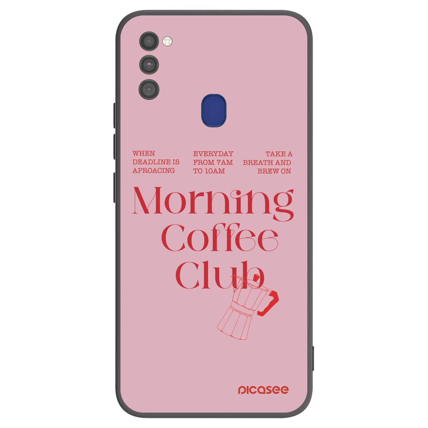 Picasee silikonový černý obal pro Samsung Galaxy M21 M215F - Morning