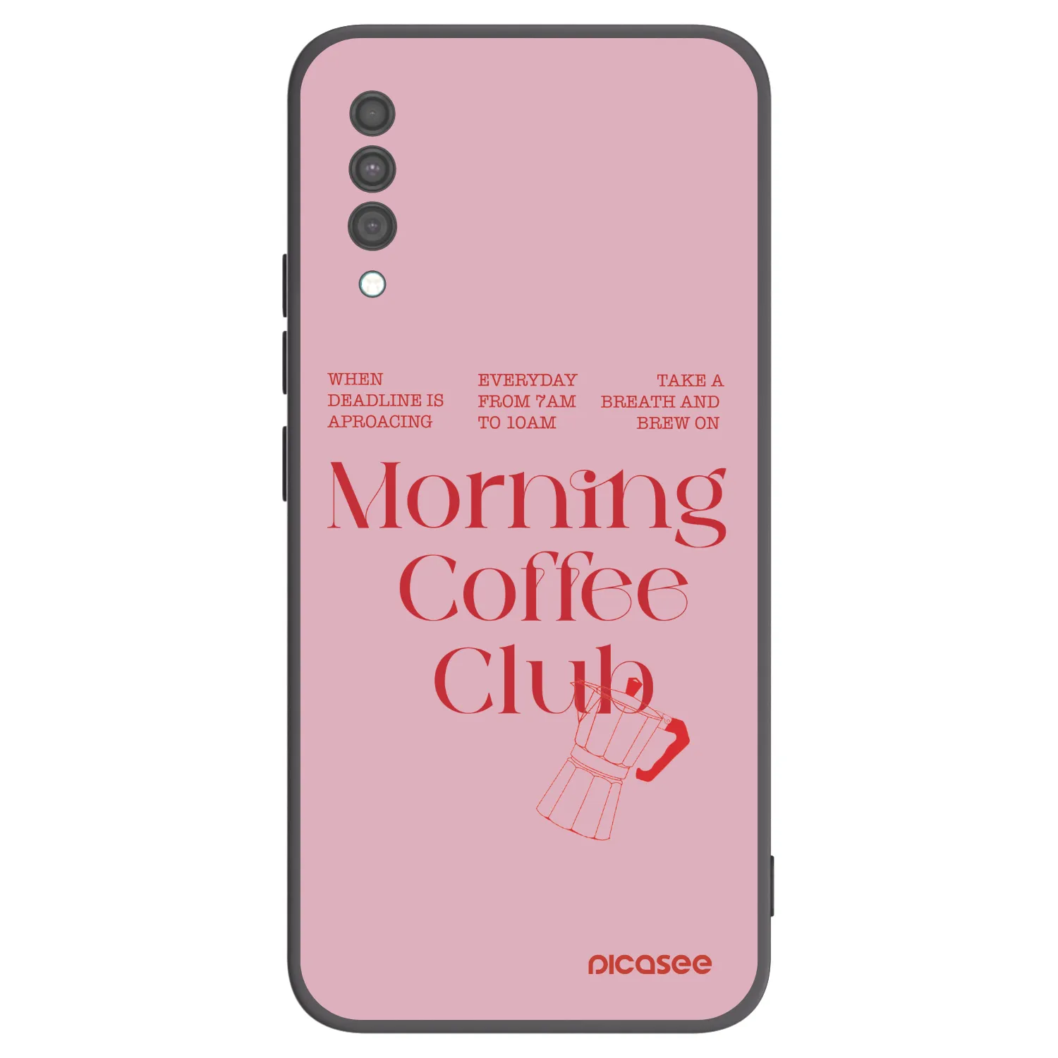 Picasee silikonový černý obal pro Samsung Galaxy A30s A307F - Morning
