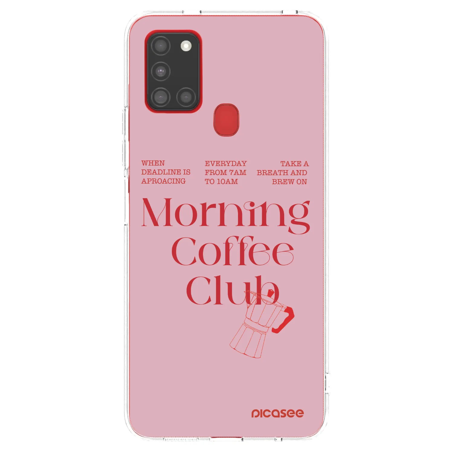 Picasee silikonový průhledný obal pro Samsung Galaxy A21s - Morning