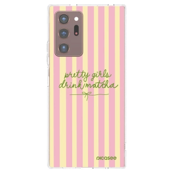Picasee silikonový průhledný obal pro Samsung Galaxy Note 20 Ultra - Pretty matcha