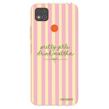 Picasee silikonový průhledný obal pro Xiaomi Redmi 9C - Pretty matcha
