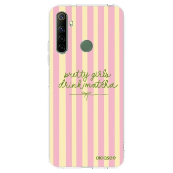 Picasee silikonový průhledný obal pro Realme 6i - Pretty matcha