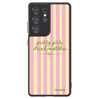 Picasee ULTIMATE CASE pro Samsung Galaxy S21 Ultra 5G G998B - Pretty matcha
