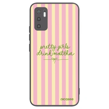 Picasee silikonový černý obal pro Xiaomi Redmi Note 10 5G - Pretty matcha