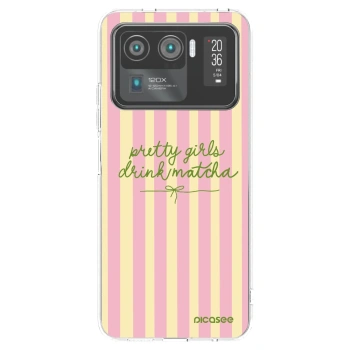 Picasee silikonový průhledný obal pro Xiaomi Mi 11 Ultra - Pretty matcha