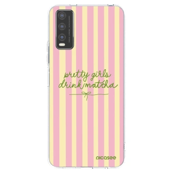 Picasee silikonový průhledný obal pro Vivo Y20s - Pretty matcha