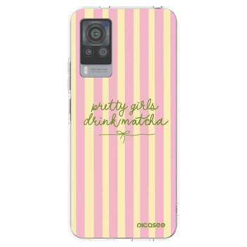 Picasee silikonový průhledný obal pro Vivo X60 Pro 5G - Pretty matcha