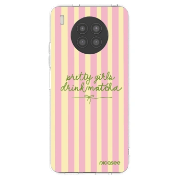 Picasee silikonový průhledný obal pro Huawei Nova 8i - Pretty matcha