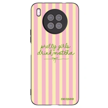 Picasee silikonový černý obal pro Huawei Nova 8i - Pretty matcha