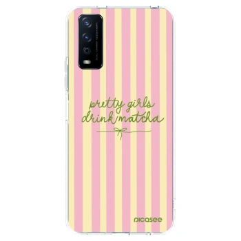 Picasee silikonový průhledný obal pro Vivo Y11s - Pretty matcha