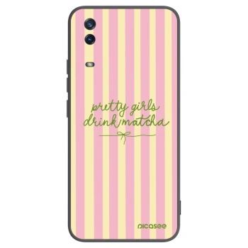Picasee silikonový černý obal pro Vivo Y11s - Pretty matcha