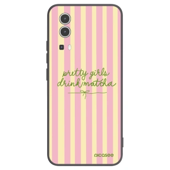 Picasee silikonový černý obal pro Vivo Y72 5G - Pretty matcha