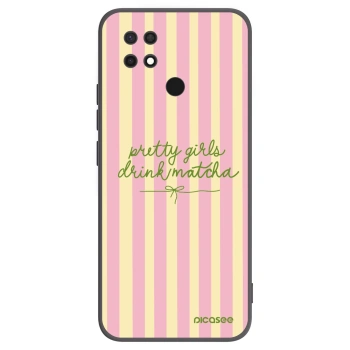 Picasee silikonový černý obal pro Xiaomi Redmi 10C - Pretty matcha