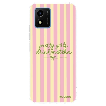 Picasee silikonový průhledný obal pro Vivo Y01 - Pretty matcha