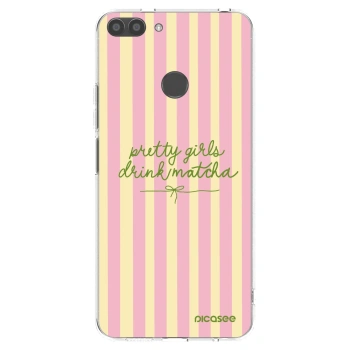 Picasee silikonový průhledný obal pro Huawei P Smart - Pretty matcha