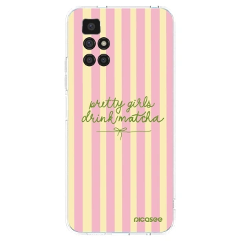 Picasee silikonový průhledný obal pro Xiaomi Redmi 10 (2022) - Pretty matcha