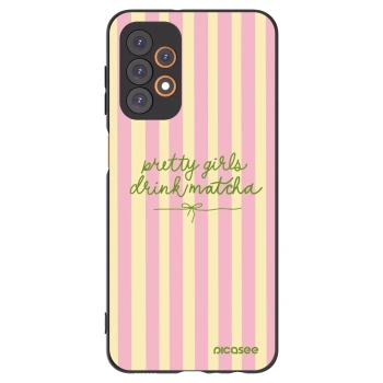 Picasee silikonový černý obal pro Samsung Galaxy A23 A235F 4G - Pretty matcha