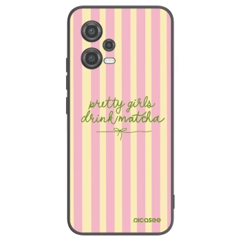 Picasee silikonový černý obal pro Xiaomi Poco X5 - Pretty matcha