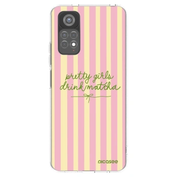 Picasee silikonový průhledný obal pro Xiaomi Redmi Note 11S 5G - Pretty matcha
