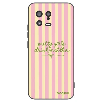 Picasee silikonový černý obal pro Xiaomi 13 - Pretty matcha