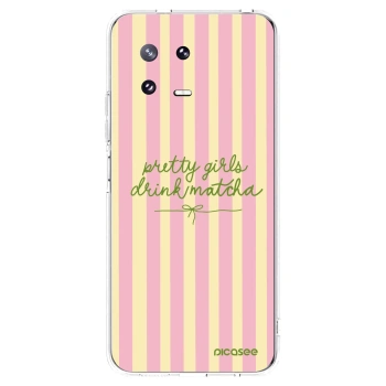 Picasee silikonový průhledný obal pro Xiaomi 13 Pro - Pretty matcha