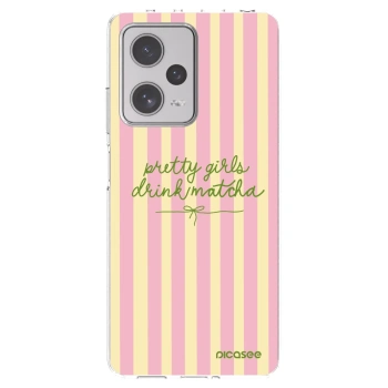 Picasee silikonový průhledný obal pro Xiaomi Redmi Note 12 Pro+ 5G - Pretty matcha