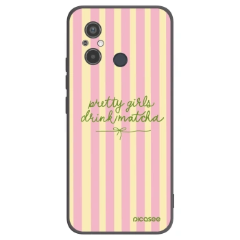 Picasee silikonový černý obal pro Xiaomi Redmi 12C - Pretty matcha