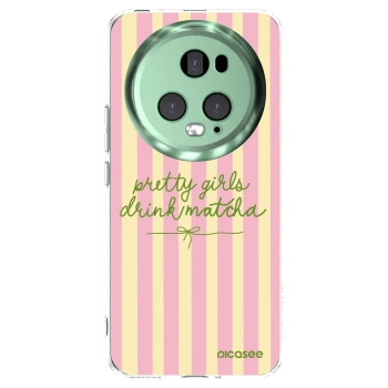 Picasee silikonový průhledný obal pro Honor Magic5 Pro - Pretty matcha