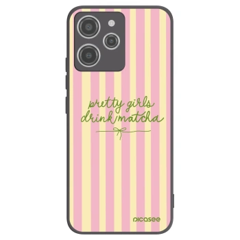 Picasee silikonový černý obal pro Xiaomi Redmi 12 4G - Pretty matcha