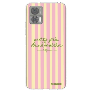 Picasee silikonový průhledný obal pro Motorola Edge 30 Neo - Pretty matcha