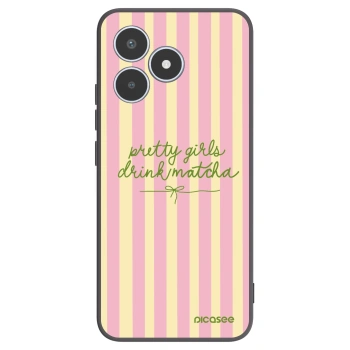Picasee silikonový černý obal pro Realme C53 - Pretty matcha