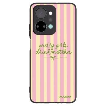 Picasee silikonový černý obal pro Honor X7a - Pretty matcha