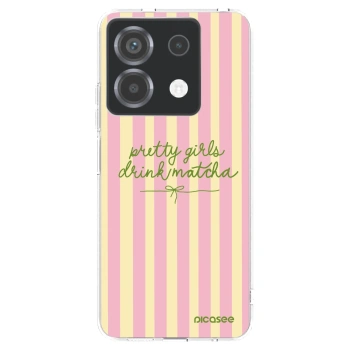 Picasee silikonový průhledný obal pro Xiaomi Poco X6 - Pretty matcha