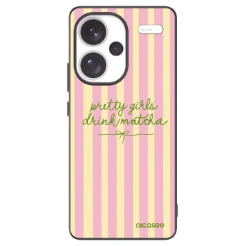 Picasee silikonový černý obal pro Xiaomi Redmi Note 13 Pro+ 5G - Pretty matcha