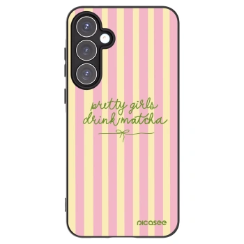 Picasee silikonový černý obal pro Samsung Galaxy A55 5G A556B - Pretty matcha