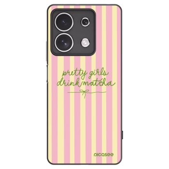 Picasee silikonový černý obal pro Xiaomi Redmi Note 13 4G - Pretty matcha