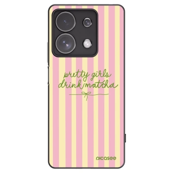 Picasee silikonový černý obal pro Xiaomi Redmi Note 13 Pro 4G - Pretty matcha
