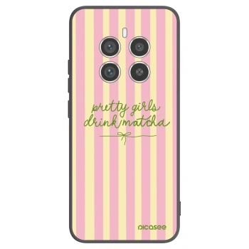 Picasee silikonový černý obal pro Realme 12 Pro 5G - Pretty matcha