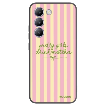 Picasee silikonový černý obal pro Vivo V40 SE 5G - Pretty matcha