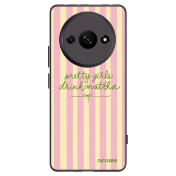 Picasee silikonový černý obal pro Xiaomi Redmi A3 - Pretty matcha
