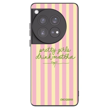 Picasee silikonový černý obal pro OnePlus 12 5G - Pretty matcha