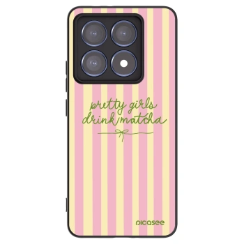 Picasee silikonový černý obal pro Xiaomi 14T Pro - Pretty matcha