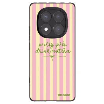 Picasee silikonový černý obal pro Xiaomi Redmi Note 14 Pro+ 5G - Pretty matcha