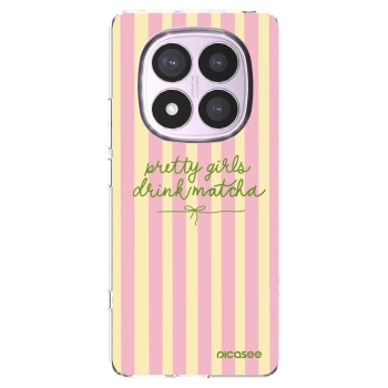 Picasee silikonový průhledný obal pro Xiaomi Redmi Note 14 Pro 5G - Pretty matcha