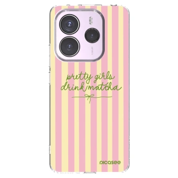 Picasee silikonový průhledný obal pro Xiaomi Redmi Note 14 5G - Pretty matcha