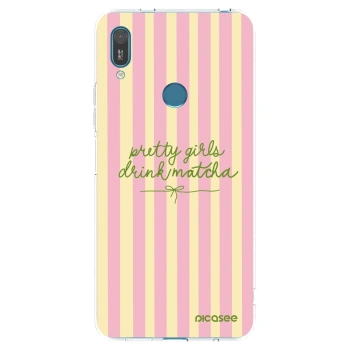 Picasee silikonový průhledný obal pro Huawei Y7 2019 - Pretty matcha