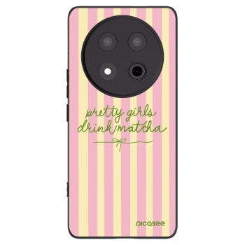 Picasee silikonový černý obal pro Honor Magic7 Lite 5G - Pretty matcha