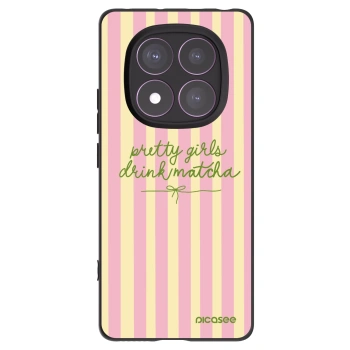 Picasee silikonový černý obal pro Xiaomi Redmi Note 14 Pro 4G - Pretty matcha