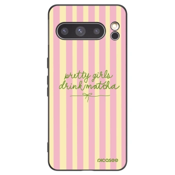 Picasee silikonový černý obal pro Google Pixel 8 Pro - Pretty matcha