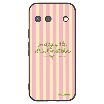 Picasee silikonový černý obal pro Google Pixel 9 - Pretty matcha